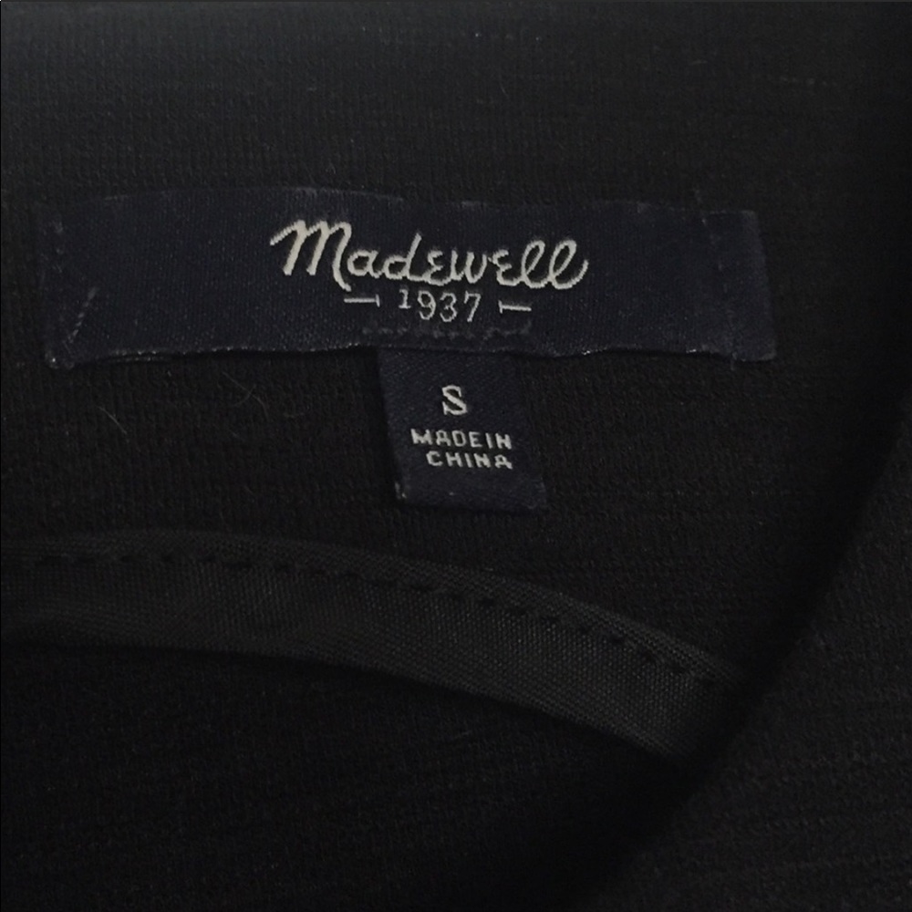 Madewell Striped Afternoon Dress Black & White S - Picture 4 of 8